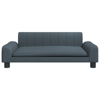 vidaXL Kids Sofa Black 70x45x30 cm Fabric