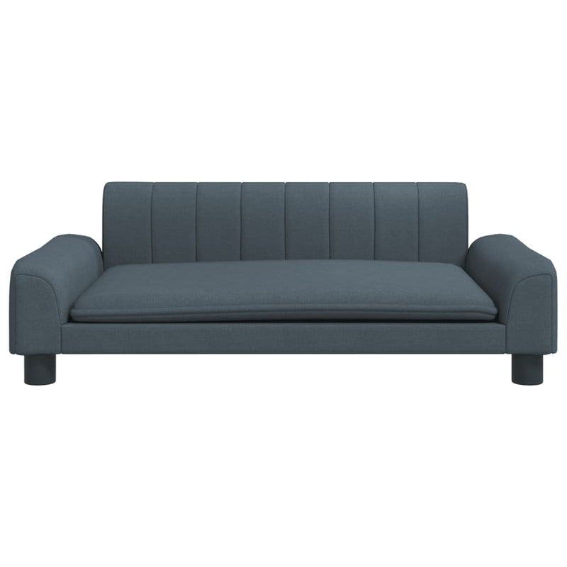 vidaXL Kids Sofa Black 70x45x30 cm Fabric
