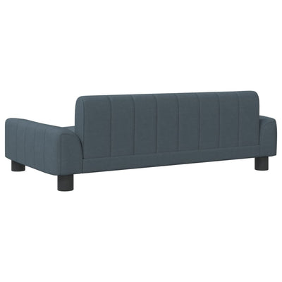 vidaXL Kids Sofa Black 70x45x30 cm Fabric