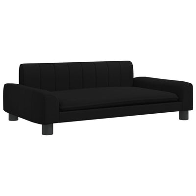 vidaXL Kids Sofa Black 70x45x30 cm Fabric