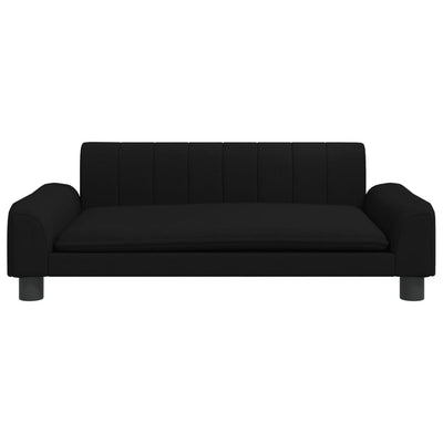 vidaXL Kids Sofa Black 70x45x30 cm Fabric