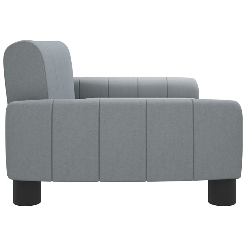 vidaXL Kids Sofa Black 70x45x30 cm Fabric
