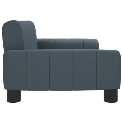 vidaXL Kids Sofa Black 70x45x30 cm Fabric