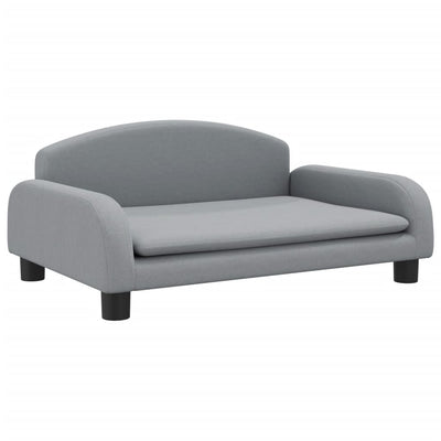 vidaXL Kids Sofa Light Grey 70x45x30 cm Fabric