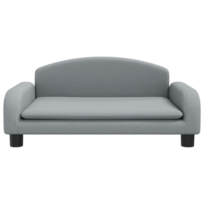 vidaXL Kids Sofa Light Grey 70x45x30 cm Fabric