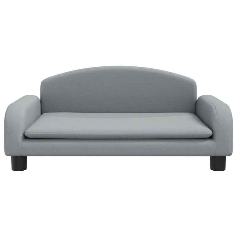 vidaXL Kids Sofa Light Grey 70x45x30 cm Fabric