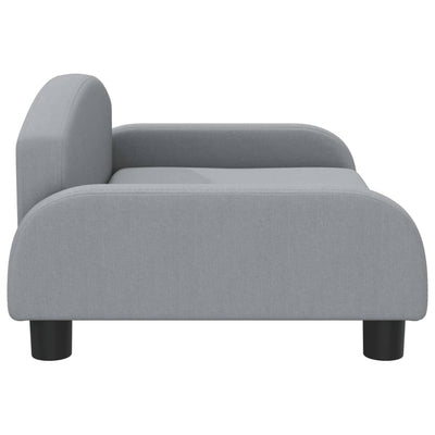 vidaXL Kids Sofa Light Grey 70x45x30 cm Fabric