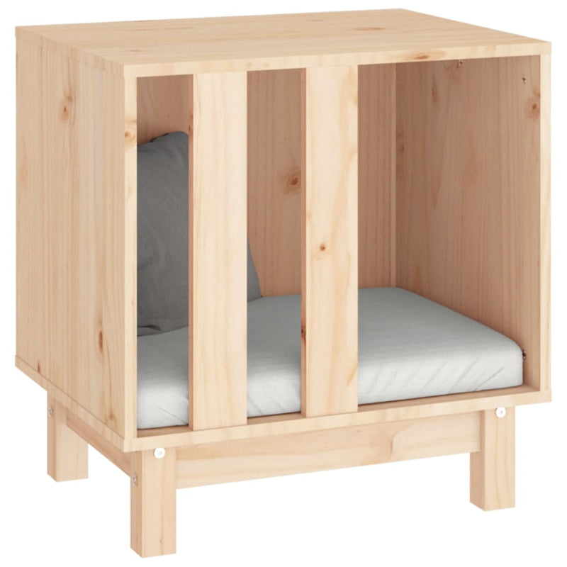 vidaXL Dog House 70x50x62 cm Solid Wood Pine