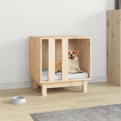 vidaXL Dog House 70x50x62 cm Solid Wood Pine