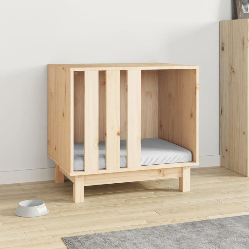 vidaXL Dog House 70x50x62 cm Solid Wood Pine