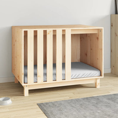 vidaXL Dog House 70x50x62 cm Solid Wood Pine