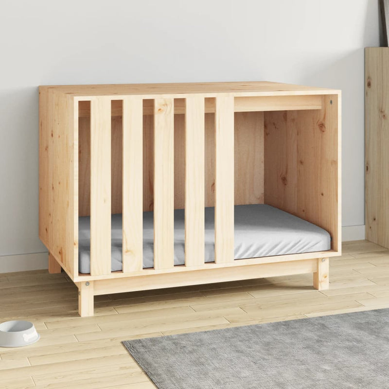 vidaXL Dog House 70x50x62 cm Solid Wood Pine