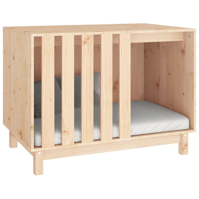 vidaXL Dog House 70x50x62 cm Solid Wood Pine