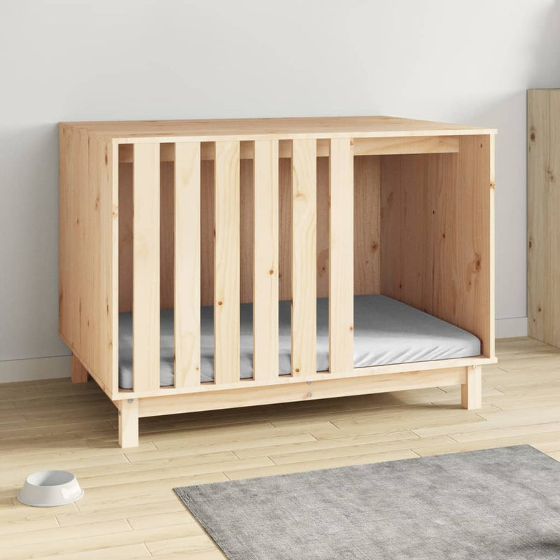 vidaXL Dog House 70x50x62 cm Solid Wood Pine
