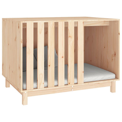vidaXL Dog House 70x50x62 cm Solid Wood Pine