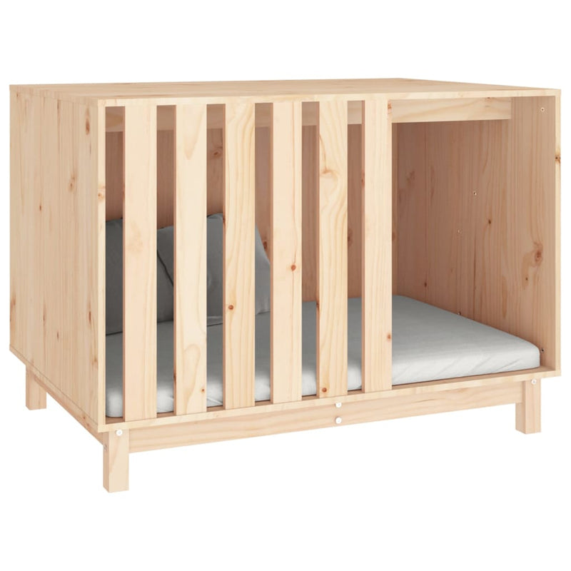 vidaXL Dog House 70x50x62 cm Solid Wood Pine