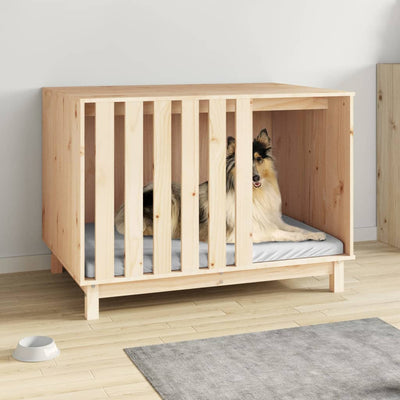 vidaXL Dog House 70x50x62 cm Solid Wood Pine