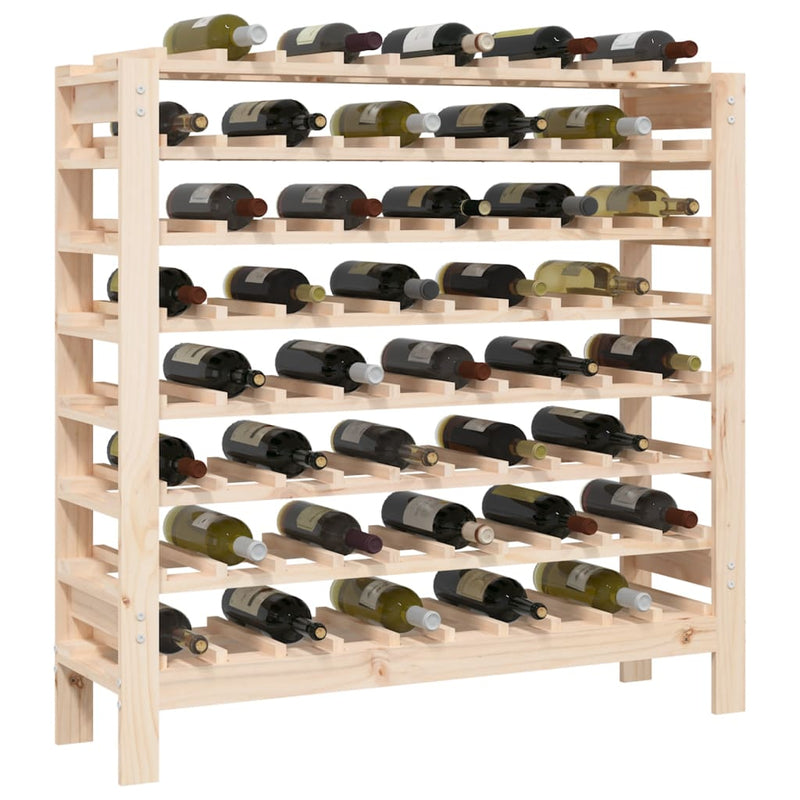 vidaXL Wine Rack 109.5x30x107.5 cm Solid Wood Pine