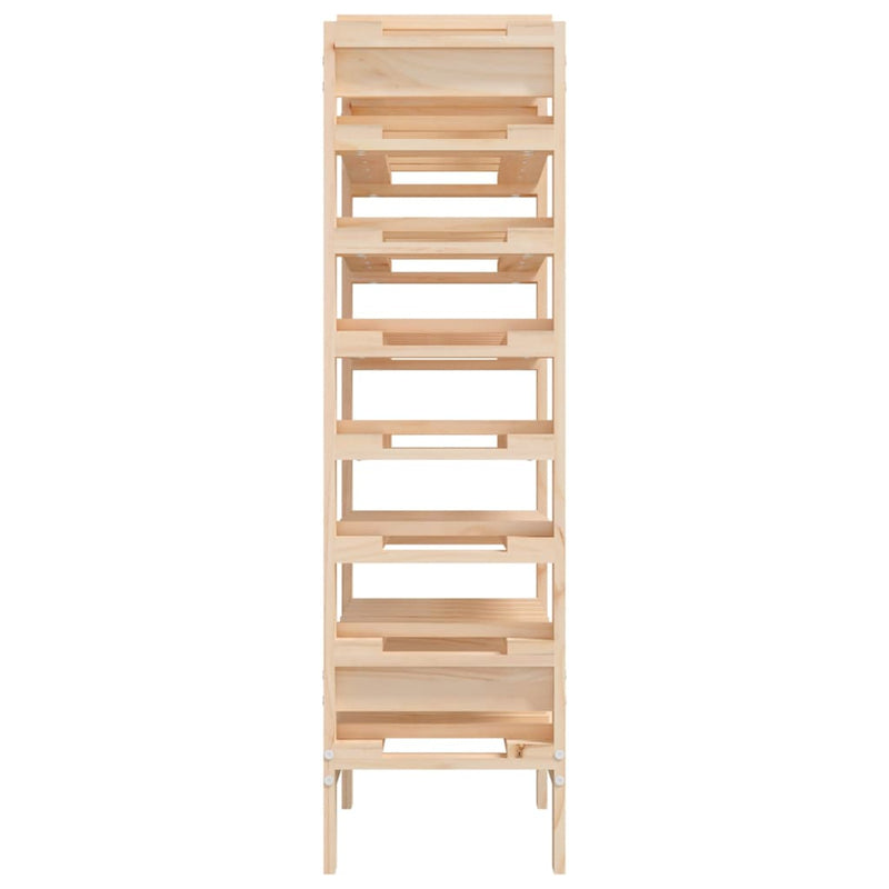 vidaXL Wine Rack 61.5x30x107.5 cm Solid Wood Pine