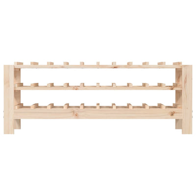 vidaXL Wine Rack 61.5x30x82 cm Solid Wood Pine
