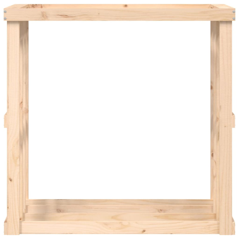 vidaXL Outdoor Log Holder 108x52x106 cm Solid Wood Pine