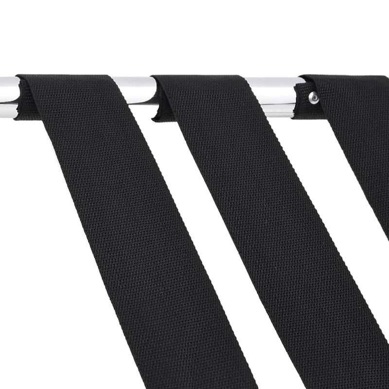 vidaXL Luggage Rack Black 56x40x49 cm