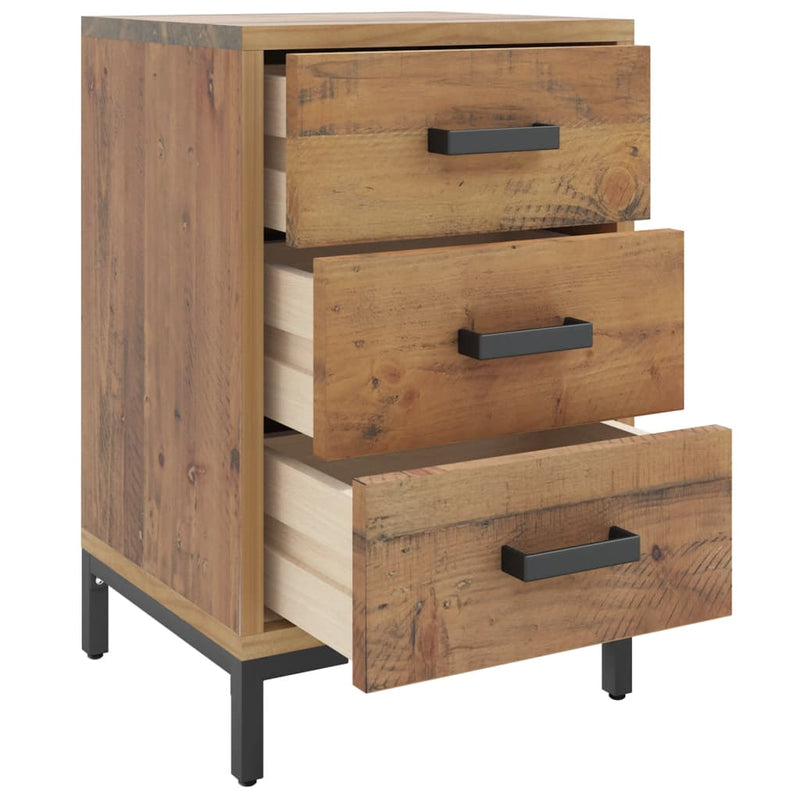 vidaXL Bedside Cabinets 2 pcs 40x30x55 cm Solid Wood Pine