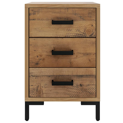 vidaXL Bedside Cabinets 2 pcs 40x30x55 cm Solid Wood Pine