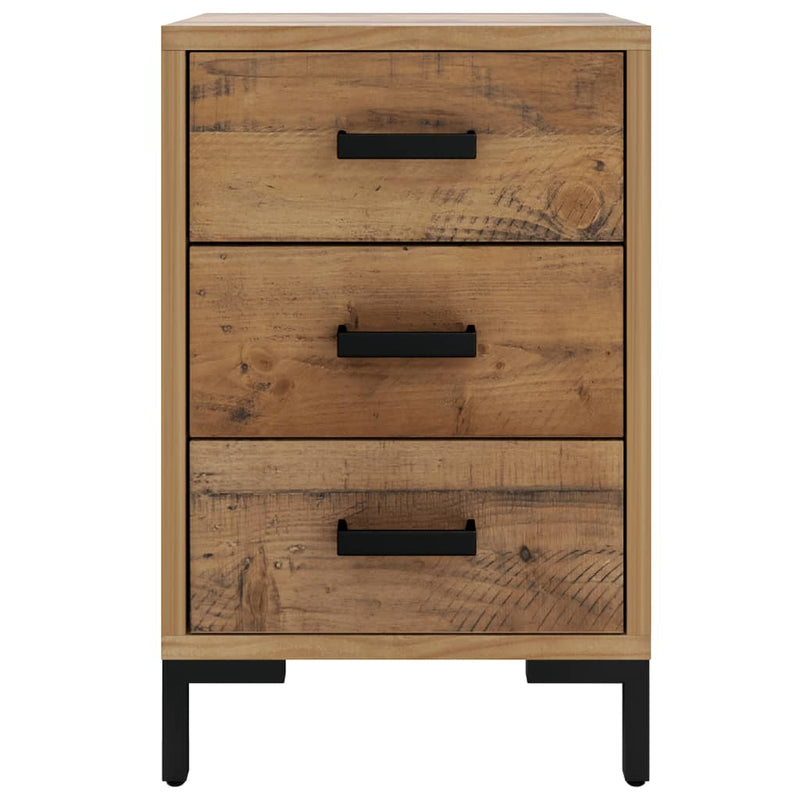vidaXL Bedside Cabinets 2 pcs 40x30x55 cm Solid Wood Pine