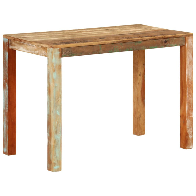 vidaXL Dining Table 110x55x76 cm Solid Wood Reclaimed
