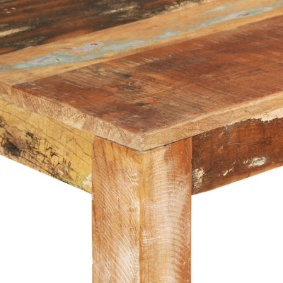 vidaXL Dining Table 110x55x76 cm Solid Wood Reclaimed