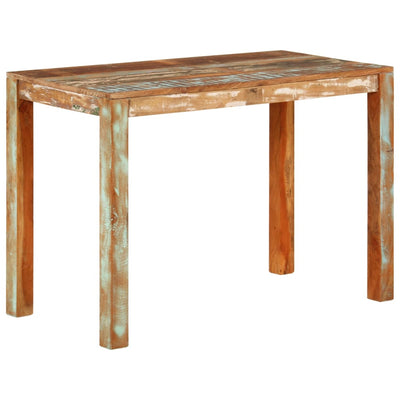 vidaXL Dining Table 110x55x76 cm Solid Wood Reclaimed