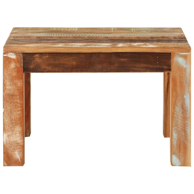 vidaXL Coffee Table 55x55x35 cm Solid Wood Reclaimed