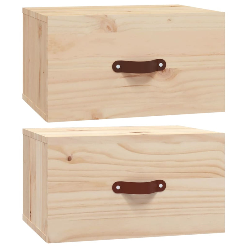 vidaXL Wall-mounted Bedside Cabinets 2 pcs 50x36x40 cm