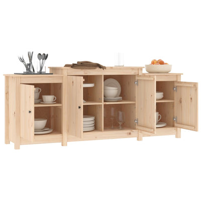vidaXL Sideboard 164x37x68 cm Solid Wood Pine