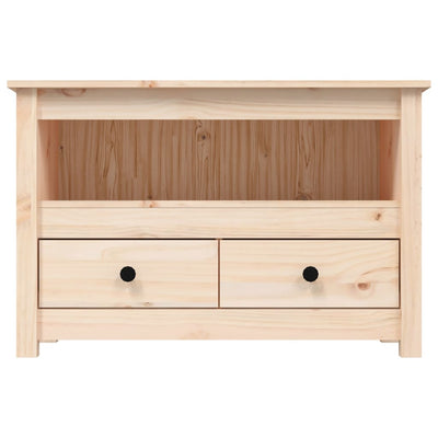vidaXL TV Cabinet 79x35x52 cm Solid Wood Pine