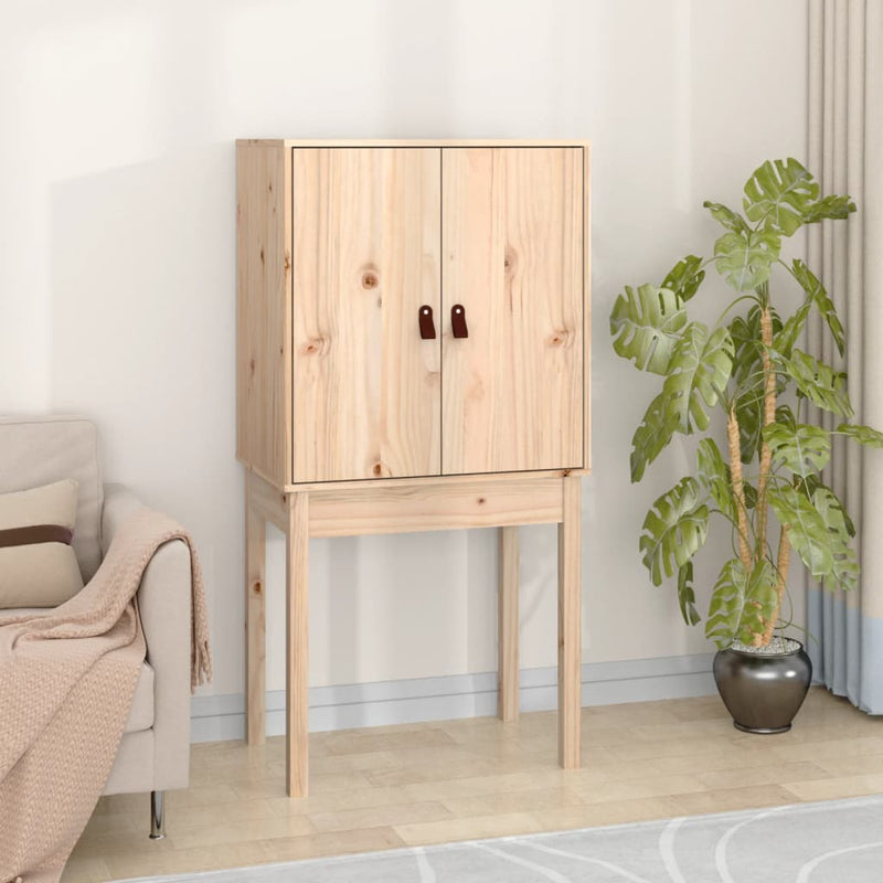 vidaXL Highboard 60x40x120 cm Solid Wood Pine