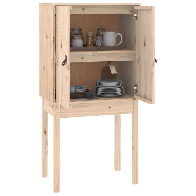 vidaXL Highboard 60x40x120 cm Solid Wood Pine