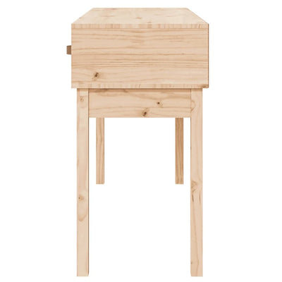 vidaXL Console Table 114x40x75 cm Solid Wood Pine