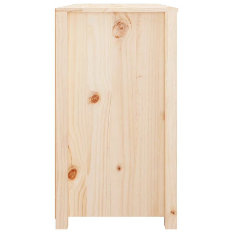 vidaXL Side Cabinet 100x40x72 cm Solid Wood Pine