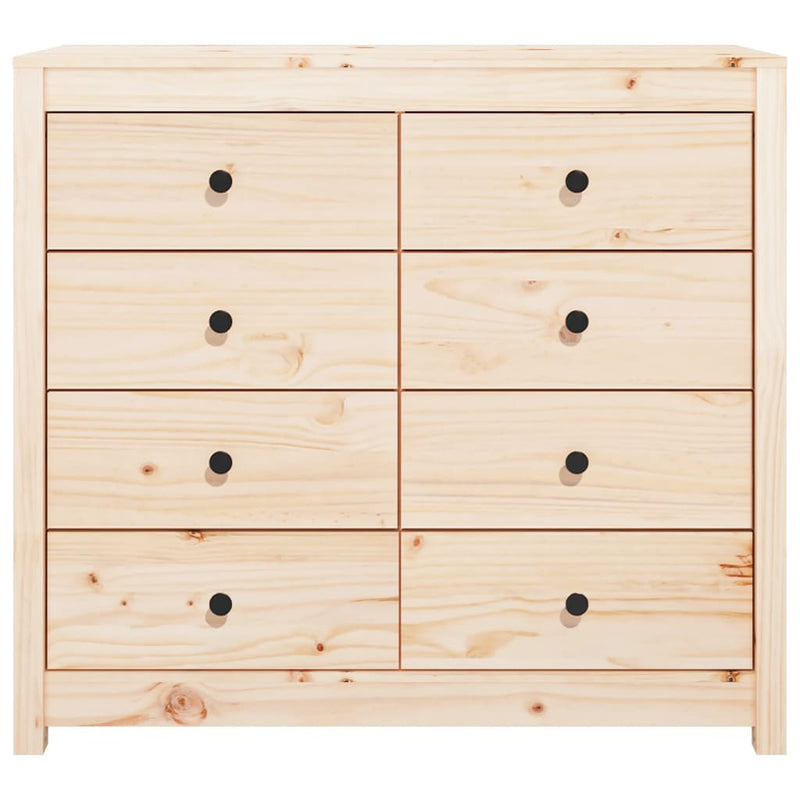 vidaXL Side Cabinet 100x40x72 cm Solid Wood Pine