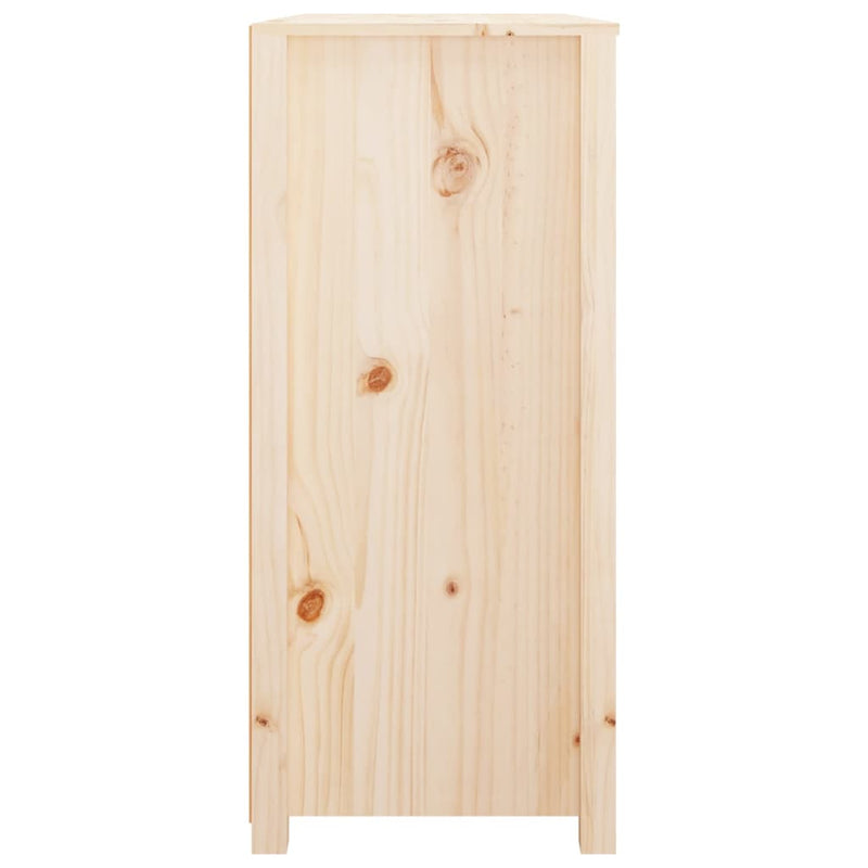 vidaXL Side Cabinet 100x40x72 cm Solid Wood Pine