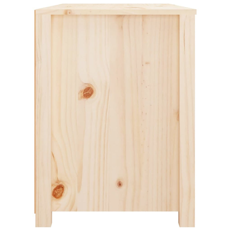 vidaXL Side Cabinet 100x40x72 cm Solid Wood Pine
