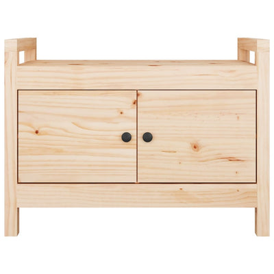 vidaXL Hall Bench 80x40x60 cm Solid Wood Pine