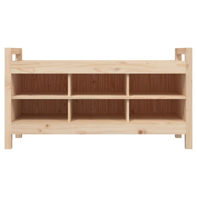 vidaXL Hall Bench 110x40x60 cm Solid Wood Pine