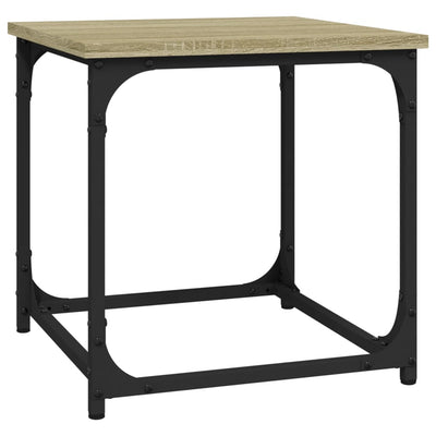 vidaXL Side Table Black 40x40x40 cm Engineered Wood