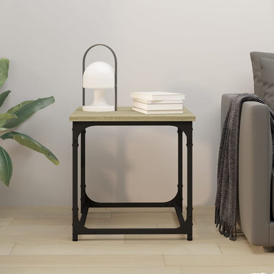 vidaXL Side Table Black 40x40x40 cm Engineered Wood