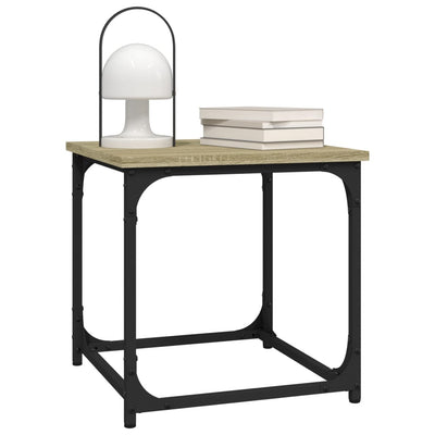 vidaXL Side Table Black 40x40x40 cm Engineered Wood