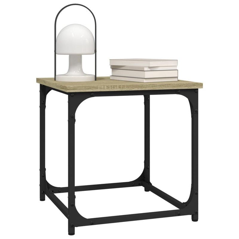 vidaXL Side Table Black 40x40x40 cm Engineered Wood