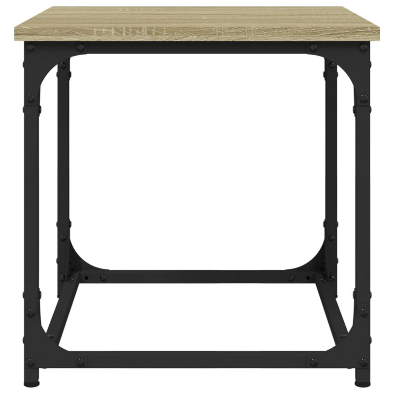 vidaXL Side Table Black 40x40x40 cm Engineered Wood